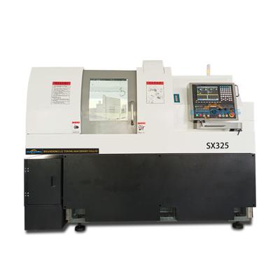 China Mini Small Cnc Swiss Lathe Machining Sm325 Fanuc Controller Turning With Auto Bar Feeder for sale