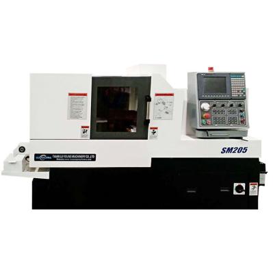 中国 高精度 スイススタイル Cnc Lathe フラットベッド メタル SM205 3.9KW サブ スピンドル 販売のため