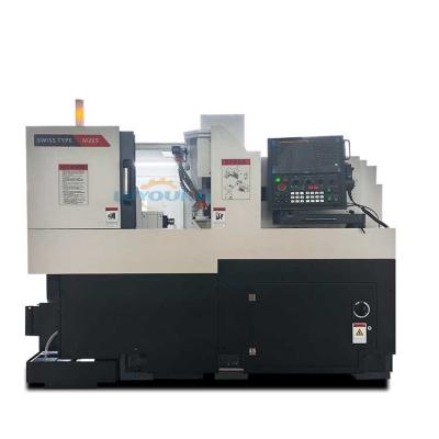 China 5 Axis Swiss Type Automatic Lathe Machine For Precise Turning 20mm Production for sale