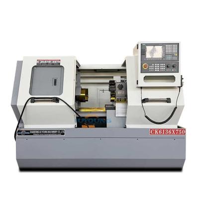 China 1000mm Cnc Turning Machine CK6136 CNC Lathe 8 Station Electric Turret for sale