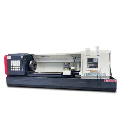 China Heavy Duty CNC Lathe CK6180 6 4 8 Tool Post Stations Flat Bed CNC Lathe Machine for sale