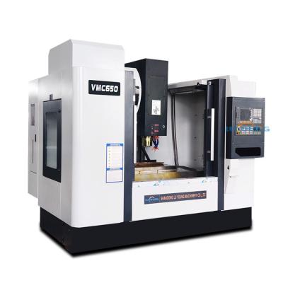 China 4th Axis Cnc Milling Machine Siemens Fanuc System Table Size 800x400mm VMC650 for sale