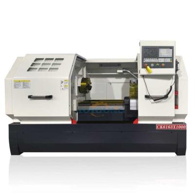 China Cnc Ck6163 1000mm Distance Between Two Centers Cnc Turning Machine Metal Cutting Machine for sale