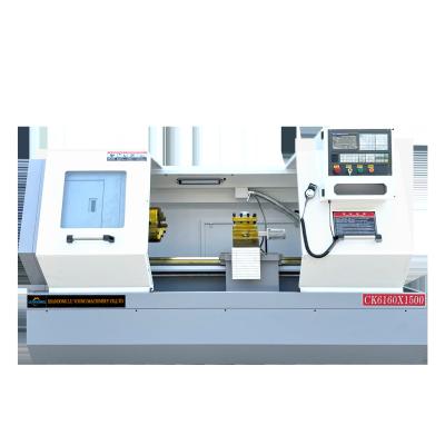 China CK6160x1500mm Metal CNC Turning Flat Bed Lathe Machine for sale