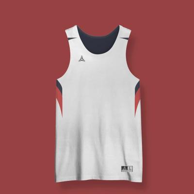 China Antibacterial Custom Mesh Fabric 3xl Basketball Tank Tops Sports Basketball Shorts Mens for sale