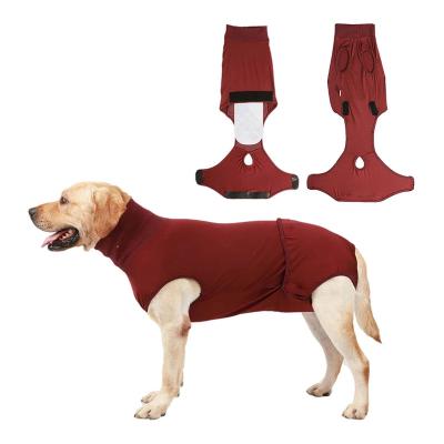 China Factory Price Viable Wholesale Dog Surgery Recovery Suit Dog Diaper With 2 Diaper Washable Pads for sale