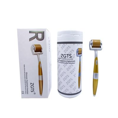 China High Quality Anti-Puffiness Skin Care Body Massager ZGTS Derma Roller Titanium 192 Needles Derma Roller for sale