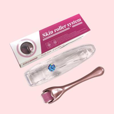 China Anti-Puffiness Beauty Care Equipment Skin Care 540 Derma Roller Needle Roller 540 Titanium Micro Derma Roller for sale