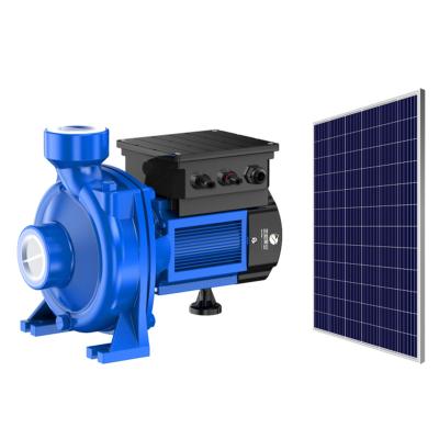 China Automotive Industry DC Irrigation Panels Household Photovoltaic Centrifugal Earth Solar Powered Water Pump for sale