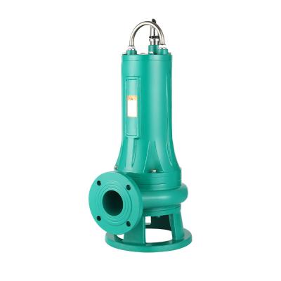 China Professional Residential Centrifugal Submersible Sludge Removal Cutter Sewage Conveyance Blade and Flood Control WQ Cutting Sewage Pump for sale