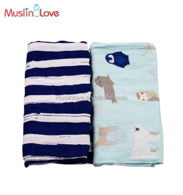 China Anti-Static Muslin Love Organic Rayon Bamboo Muslin Wraps for sale