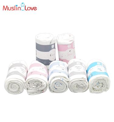 China Antistatic Muslin Love 4Bamboo Rayon Cotton Baby Muslin Wraps for sale