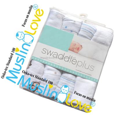 China PORTABLE Muslin Love for Aden and Anais 100% Cotton Muslin Baby Wraps Baby Wrap Blankets for sale