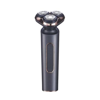 China Triple Blade Design Guaranteed Quality Magnetic Replaceable Head Portable Man Rechargeable Three Blade Razor for sale