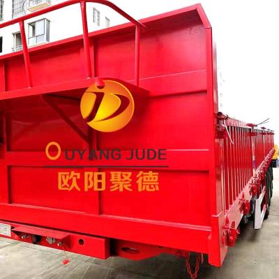 China OYJD Trailers Logistics Company Sidewall Semi Trailer Special Use Sand Stones Steel Transport On Sale 11000X2550X2900mm for sale