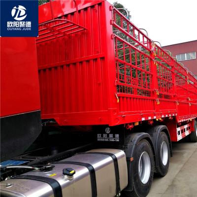 China High Quality Special Customized Skeleton Chassis Semi Barrier Various Bulky Cargo Use Truck Trailer High Barrier Customized Trailer On Sale for sale