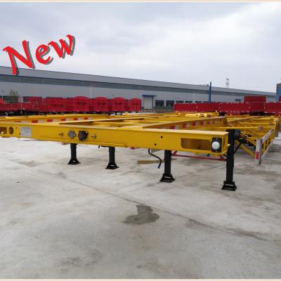 China Truck trailer OYJD new arrival export style skeleton chassis semi trailer with twist locks use 40ft 40hq container transport for sale for sale