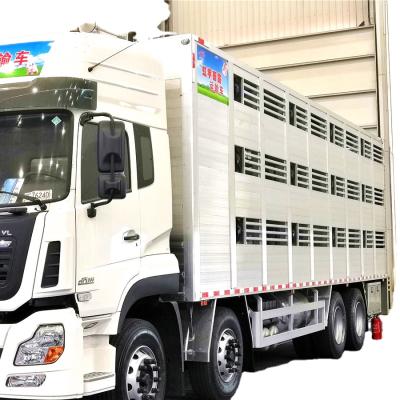 China Newest OYJD brand steel brand use livestock and poultry standard custom transport cargo box van semitrailer or 6x4 tractor head on sale for sale