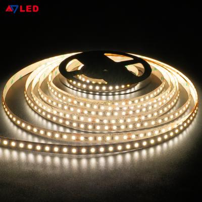 China LED Linear Lighting Waterproof Strip Lights 5m Dimmable Warm White 3000K 2835 600 LED Flexible Rope Lights 24v LED Under Sideboards for sale