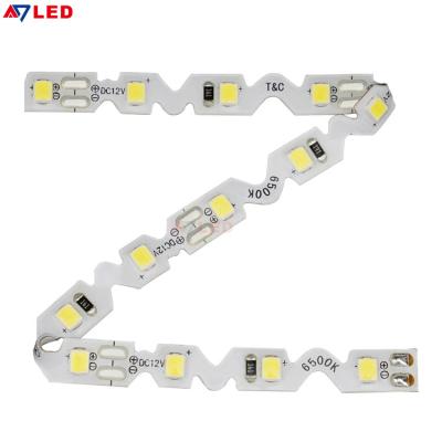 China Linear Lighting DC12V SMD2835 72leds/m 7.2w/m S Shape Bendable Wide White Led Strip 6mm LED Strip for sale