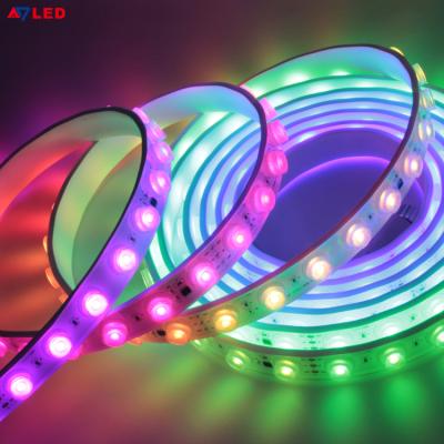 China Outdoor Waterproof Architecture Decoration Silicone Housing Ws2811 Led Strip Full Colors 24W 48leds/m Flexible Wall Washer Strip for sale