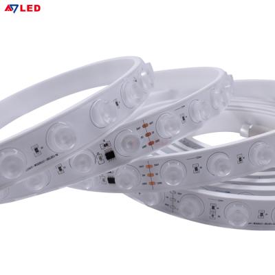 China Hot Sale New Ws2811 Architecture Decoration Digital RGB Led Strip 5050 Flexible Led Strip 24V 18W 36leds/m Wall Washer for sale