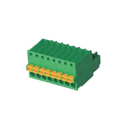 China Electrical terminal blocks-15EDGKD-2.5, ul94-v0 PCB pluggable phone 4 pitch 2.5mm terminal blocks for sale