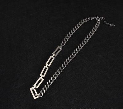 China New High Quality Stainless Steel Tone Long Chain Lobster Clasp Steel Necklace Hot High Quality Chain Necklace for sale