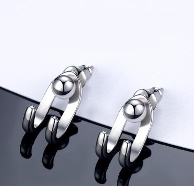 China Fashionable 2022 high quality personality wear stainless steel ear studs in a variety of ways suitable for men and women for sale