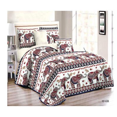 China Floral Print Cotton Single Comforter Bedspread On Bed Patchwork Quilt Quilted European Bedspread Blanket Plaid Cubrecam Bedspread for sale