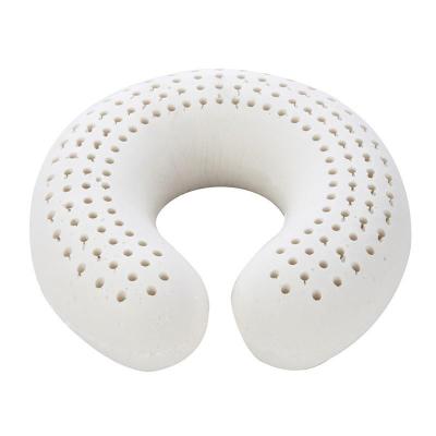 China Portable Natural Latex Pillows Neck U Shaped Pillow On The Airplane Ealth Care Massage Orthopedic Pillow For Travel for sale