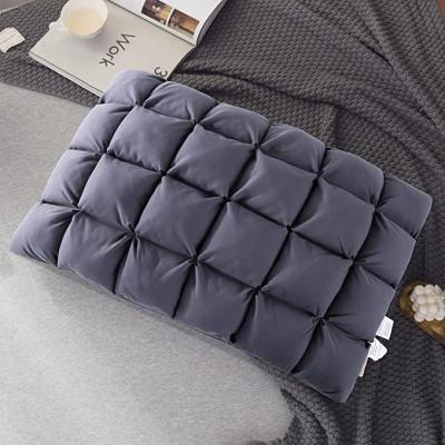 China Anti-Snore Soft Down Alternative Queen Size Pillow Luxury Hotel Soft Gel Sleep Pillows Fluffy Pillows For Back Sleepers Gray for sale