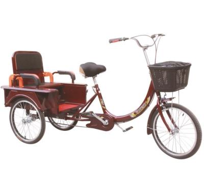 China 20 inch cargo bicycle adult tricycle/adult tricycle price in philippines/cheap pedal cargo tricycle for sale