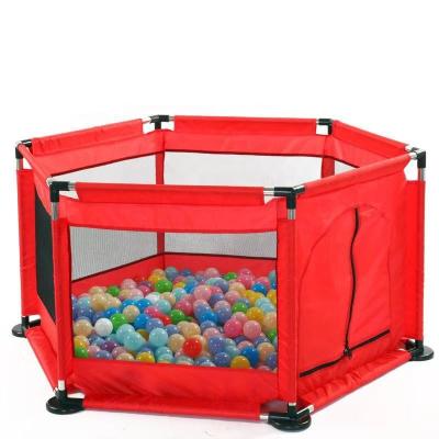 China Hot Selling Metal Rectangle Shape Portable Baby Playpens / Cheap Price Folding Baby Playpen for sale