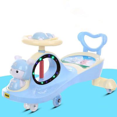 China Ride On Toy Children Swing Car 1-5 Years Old Baby Toys Ride On Car With Music Multifunctional Swing Car In Stock for sale