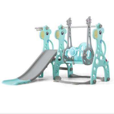 China Kids Amusement Toys Customized Colorful Children's Baby Indoor Home Multifunctional Slide Three-in-One Combination Kindergarten Swing Fitness Toy for sale