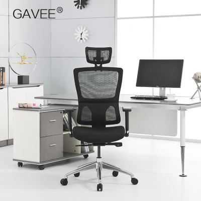 China Screw Lift Executive Office Chair , No Noise Ergonomic Sitting Chair for sale