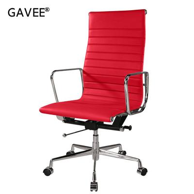 China Comfotable Ergonomic Executive Office Chair Black / Red Color 360 Degree Rotation for sale