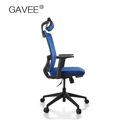 China Fixed Armrests Ergonomic Computer Chair High Back Mesh Visitor Type For Office for sale