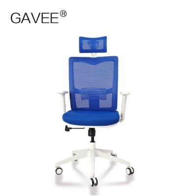 China Blue Gaming Executive Ergonomic Computer Desk Chair , Swivel Computer Chair Durable for sale