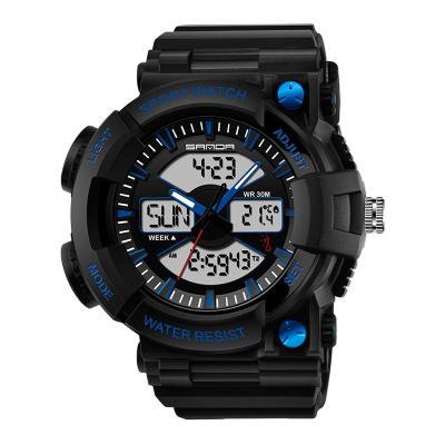 China Alarm Fashion Military Watches Men Waterproof Sports Shock LED Electronic Wristwatches for sale