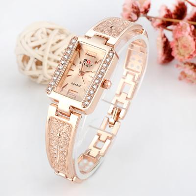 China Quartz Ladies Wristwatches Reloj Mujer Non-Specific Luxury Women's Rose Gold Women's Watch Strap Wristwatches for sale