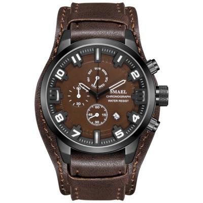 China SMAEL Alarm Men Watches Top Brand Luxury Army Clock 2019 Man Steampunk Military Sports Quartz Masculine Men-Watch for sale