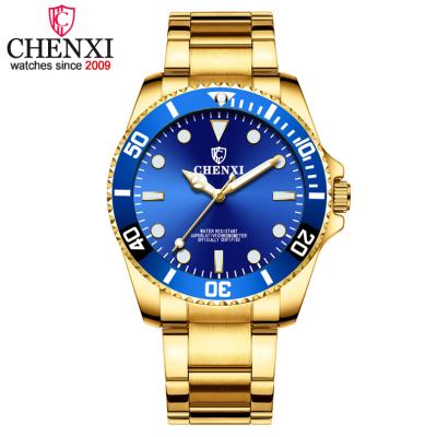 China Water Resistant CHENXI Top Brand Stainless Steel Strap Quartz Gold Wristwatches Men Sports Clock Watches Relogio Masculino Masculino Masculino Masculino Masculino Masculino for sale