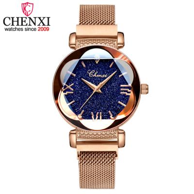 China CHENXI Rose Gold Quartz Women Fashion Elegant Water Resistant New Wrist Watch Ladies Brand Luxury Dial Relogio Feminino Reloj Mujer de Gypsophila for sale