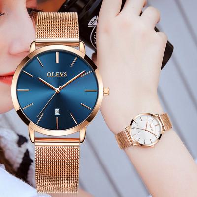 China Water Resistant Ladies Watch Luxury Women Watches Waterproof Rose Gold Stainless Steel Quartz Calendar Wristwatch for sale