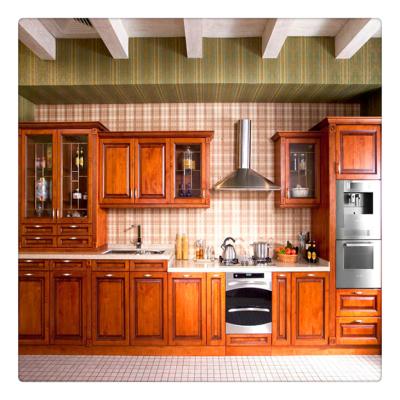 China 2021 Environmental Friendly Classic Design Ash Cherry Oak Solid Wood Kitchen Cabinet Doors for sale