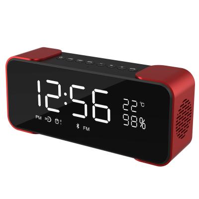 China High quality Mobile Phones Party Music Alarm Clock Amplifier Factory Outdoor Portable Manufacturer Alarm Support Clock IN+handsfree function+Multi AUX speaker. microphones for sale