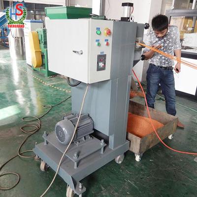 China HDPE Compounding Pellets Low Price Plastic Recycling Granulator Pelletizing Making Machine for sale