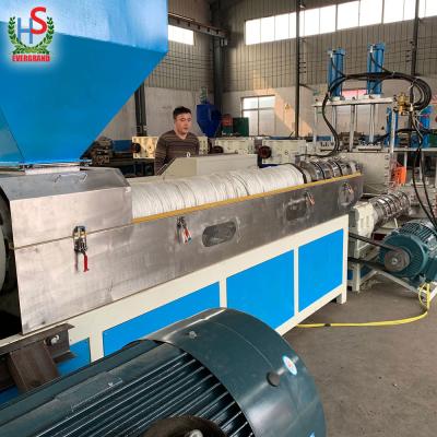 China HDPE compounding granules Masterbatch pe film plastic pelletizing production line granulation machine for sale